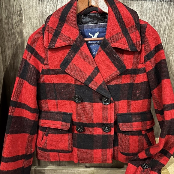 American Eagle Outfitters Jackets & Blazers - American Eagle Plaid Jacket SM